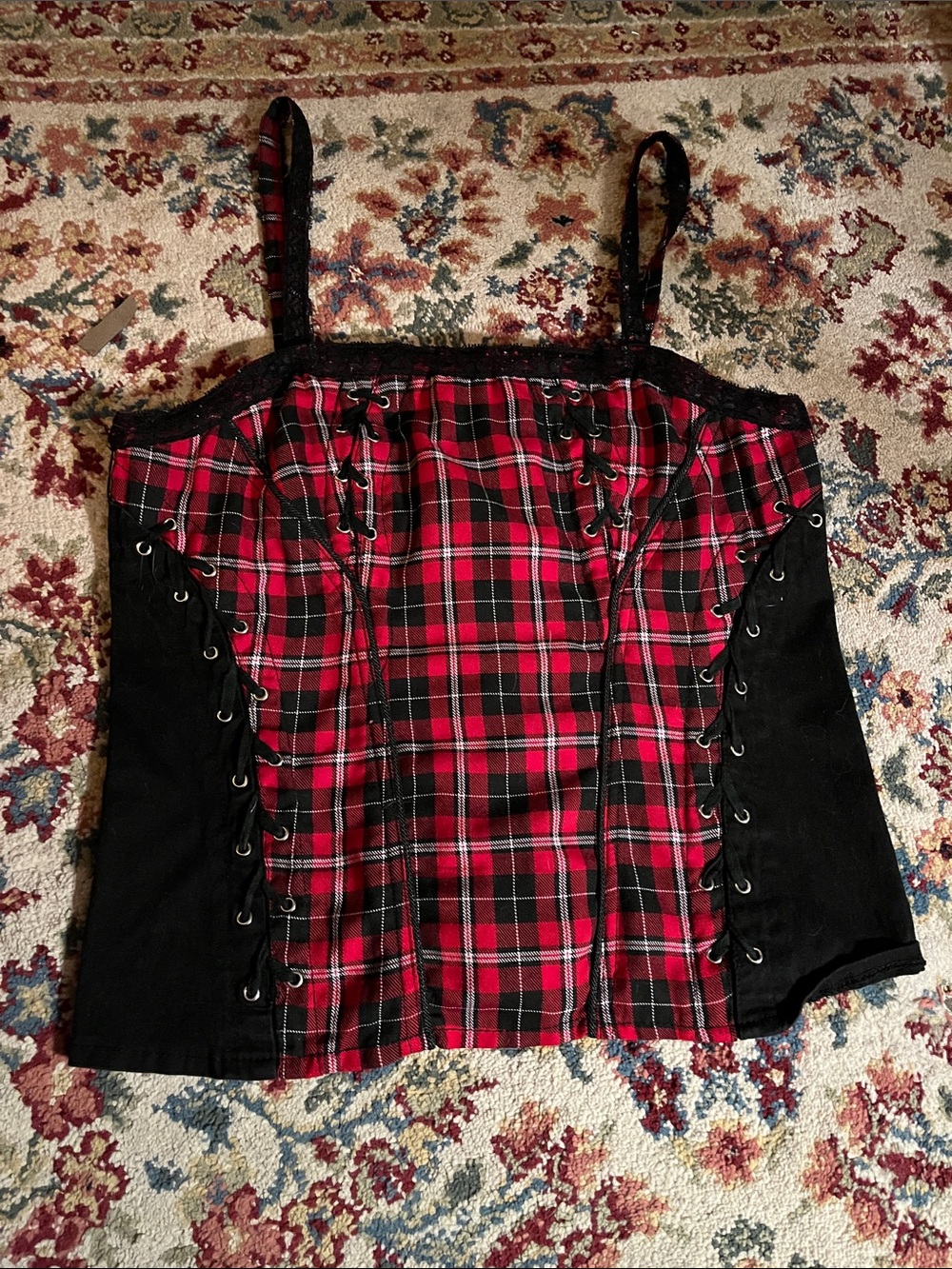 Tripp Red and Black Corset